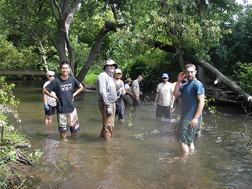 Capitol Water Trails volunteers and friends